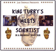 JAH PRESENTS KING TUBBY'S MEETS SCIENTIST THOMAS - IN A MIDNIGHT ROCK DUB CD
