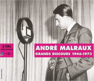ANDRE MALRAUX - GREAT SPEECHES 1946-1973 CD