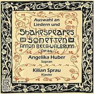 SHAKESPEARE /  HUBER / SPRAU - SHAKESPEARES SONNETS & LIEDER CD