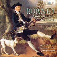 BURNEY /  CLEMENTE / PIOLANTI - SONATAS FOR FOUR HANDS CD