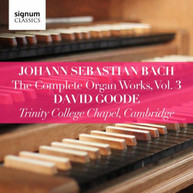 J.S. BACH /  GOODE - COMPLETE ORGAN WORKS 3 CD