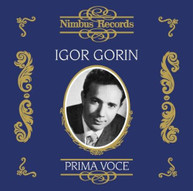 IGOR GORIN - IGOR GORIN 2: PRIMA VOCE CD