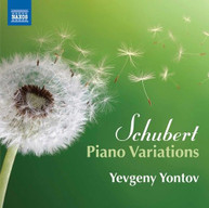 SCHUBERT /  YONTOV - FRANZ SCHUBERT: PIANO VARIATIONS CD