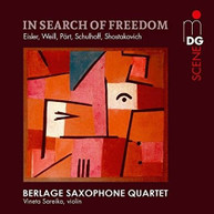 SHOSTAKOVICH /  BERLAGE SAXOPHONE QUARTET - IN SEARCH OF FREEDOM SACD