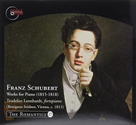 SCHUBERT /  LEONHARDT - FRANZ SCHUBERT: WORKS FOR PIANO (1815 - FRANZ CD