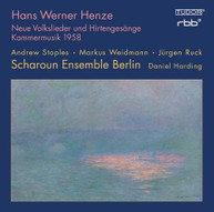 HENZE /  SCHAROUN ENSEMBLE BERLIN / HARDING - IN LIEBLICHER BLAEUE CD