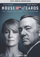 HOUSE OF CARDS SEASON 1 - 5 [UK] DVD