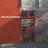 ERIC ALEXANDER - SONG OF NO REGRETS CD
