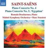 SAENS /  DESCHARMES / SOUSTROT - PIANO CONCERTOS 4 & 5 CD