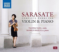 SARASATE /  YANG / HADULLA - COMPLETE WORKS FOR VIOLIN & PIANO CD