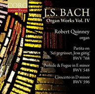J.S. BACH /  QUINNEY - ORGAN WORKS VOLUME IV CD