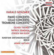 GENZMER /  TRIENDL / MATIAKH - PIANO CONCERTO 1 / CELLO CONCERTO / CD