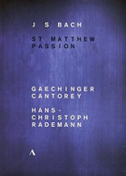 J.S. BACH /  RADEMANN - ST MATTHEW PASSION DVD
