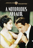 NOTORIOUS AFFAIR (1930) DVD