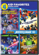 4 KID FAVORITES: LEGO DC SUPER HEROES DVD.