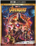 AVENGERS: INFINITY WAR 4K BLURAY