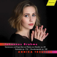 BRAHMS /  TREUTLER - ANNIKA TREUTLER PLAYS JOHANNES BRAHMS CD