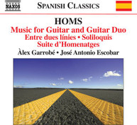 HOMS /  GARROBE / ESCOBAR - COMPLETE MUSIC FOR GUITAR & GUITAR DUO CD