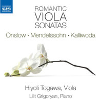 KALLIWODA /  TOGAWA / GRIGORYAN - ROMANTIC VIOLA SONATAS CD