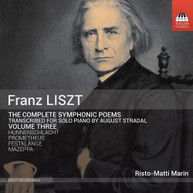 LISZT /  MARIN - COMPLETE SYMPHONIC POEMS TRANSCRIBED SOLO PIANO CD