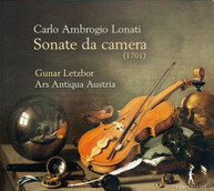 LONATI /  ARS ANTIQUA AUSTRIA / LETZBOR - CARLO AMBROGIO LONATI: SONATE CD