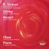 MOZART /  WILLIAMS - TRANSCRIPTIONS FOR OBOE & PIANO CD