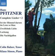 PFITZNER /  BALZER / SIMON - COMPLETE LIEDER 2 CD