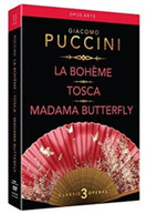 PUCCINI /  COBOS / BENINI - LA BOHEME TOSCA & MADAMA BUTTERFLY DVD