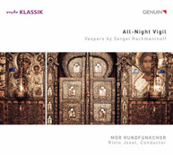 RACHMANINOFF /  MDR RUNDFUNKCHOR / JOOST - ALL NIGHT VIGIL CD