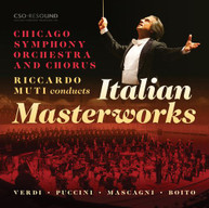 VERDI /  CHICAGO SYMPHONY ORCHESTRA - RICCARDO MUTI CONDUCTS ITALIAN CD