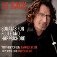 J.S. BACH /  SCHULTZ / VINIKOUR - SONATAS FOR FLUTE & HARPSICHORD CD
