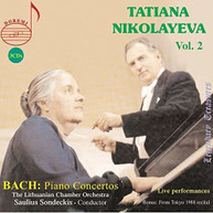 J.S. BACH /  NIKOLAYEVA / SENKOV - TATIANA NIKOLAYEVA PLAYS BACH PIANO CD
