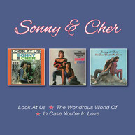 SONNY &  CHER - LOOK AT US / WONDROUS WORLD OF / IN CASE YOU'RE IN CD