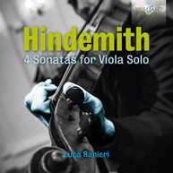 HINDEMITH /  RANIERI - 4 SONATAS FOR VIOLA SOLO CD