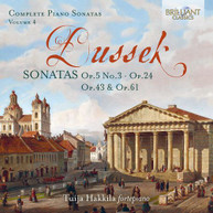 DUSSEK /  HAKKILA - COMPLETE PIANO SONATAS 4 CD