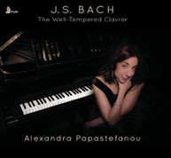 J.S. BACH /  ALEXANDRA PAPASTEFANOU - WELL TEMPERED CLAVIER CD