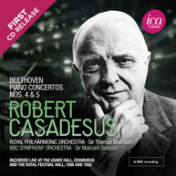 BEETHOVEN /  CASADESUS - BEETHOVEN PIANO CONCERTOS 4 & 5 CD