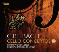 C.P.E BACH /  ONOFRI - CELLO CONCERTOS CD