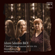 J.S. BACH /  BRYLA - 3 SONATAS FOR VIOLIN & HARPSICHORD CD