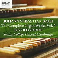 J.S. BACH /  GOODE - JOHANN SEBASTIAN BACH: COMPLETE ORGAN CD