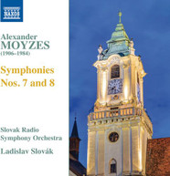 MOYZES /  SLOVAK RADIO SYMPHONY ORCHESTRA - SYMPHONIES 7 & 8 CD
