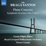 SANTOS - PIANO CONCERTO / SYMPHONIC OVERTURES 1 & 2 CD