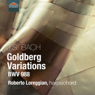 J.S. BACH /  LOREGGIAN - GOLDBERG VARIATIONS BWV 988 CD