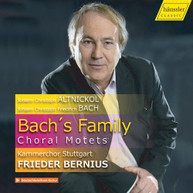 ALTNICKOL /  KAMMERCHOR STUTTGART / BERNIUS - BACH'S FAMILY CHORAL CD