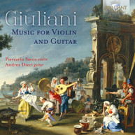 GIULIANI /  SACCO / DIECI - MUSIC FOR VIOLIN & GUITAR CD