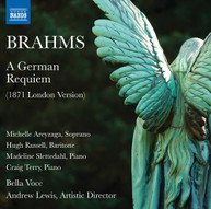 BRAHMS /  LEWIS / AREYZAGA - GERMAN REQUIEM CD