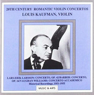 KAUFMAN - 20TH CENTURY ROMANTIC VIOLIN CD