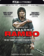 RAMBO: THE FIGHT CONTINUES 4K BLURAY