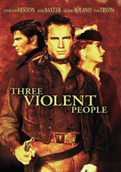 THREE VIOLENT PEOPLE DVD