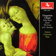 SCHOLA CANTORUM RIGA - GREGORIAN CHANT: HOLY WEEK CD